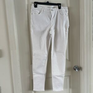 Old Navy White Jeans Size 12 Regular Mid-Rise
